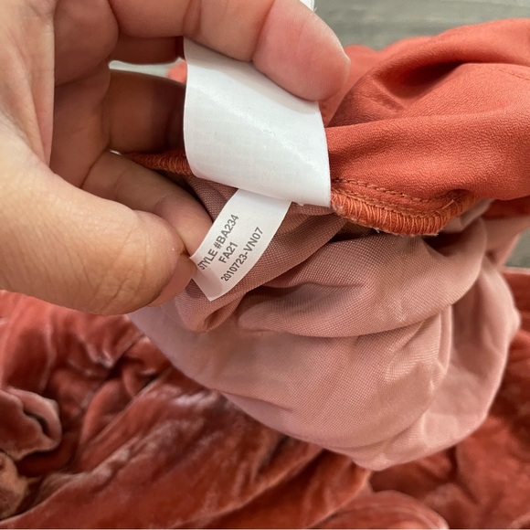 J Crew Velvet Jogger Pants Orange Peach Women Size 14 - Picture 6 of 6